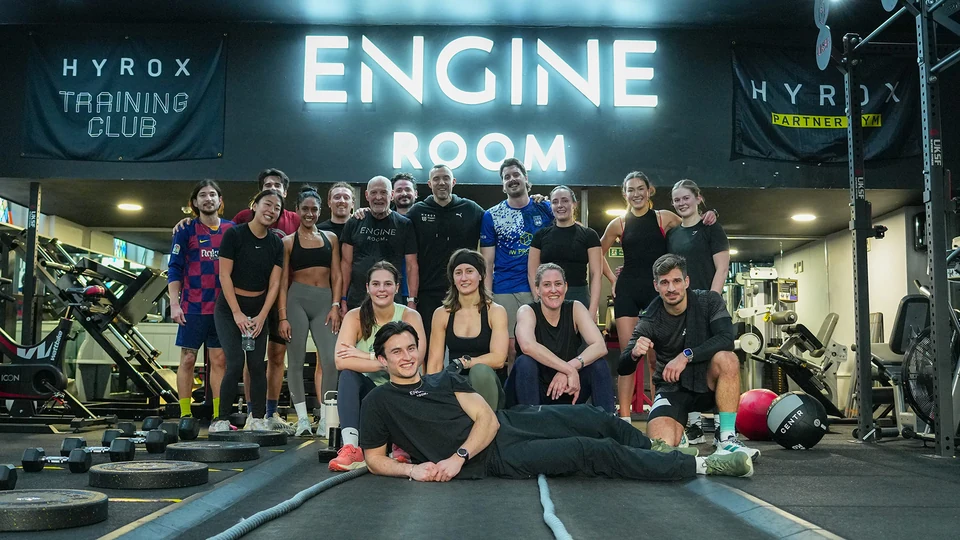Engine Room members and coaches together at St Bede’s Hall